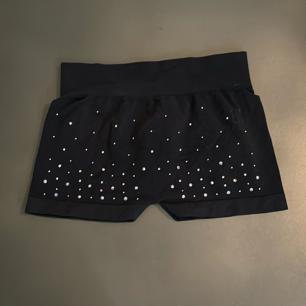 Black Dancewear bottoms bedazzled